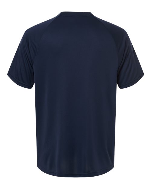 Men's Zone Performance Henley - Sport Dark Navy Back