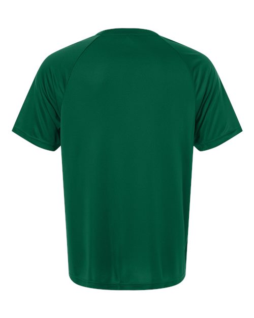 Men's Zone Performance Henley - Sport Forest Back