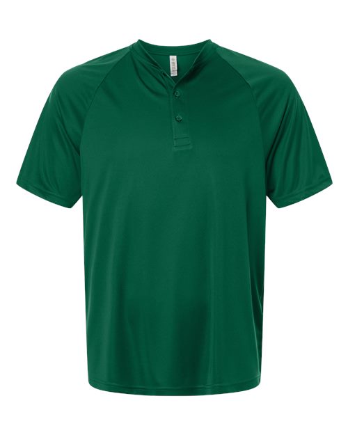 Men's Zone Performance Henley - Sport Forest Front