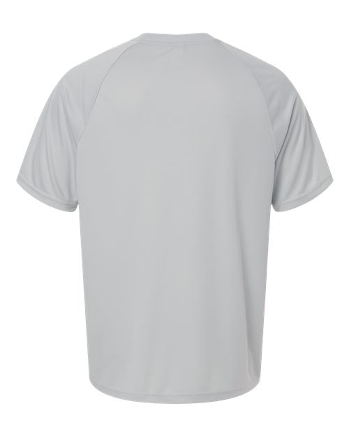 Men's Zone Performance Henley - Sport Silver Back