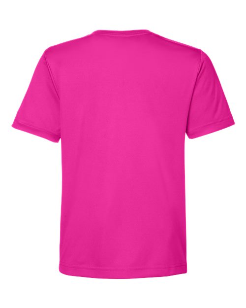 Youth Capital Performance T-Shirt - Bright Magenta Back
