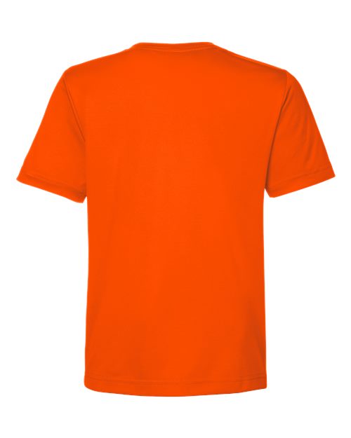 Youth Capital Performance T-Shirt - Safety Orange Back