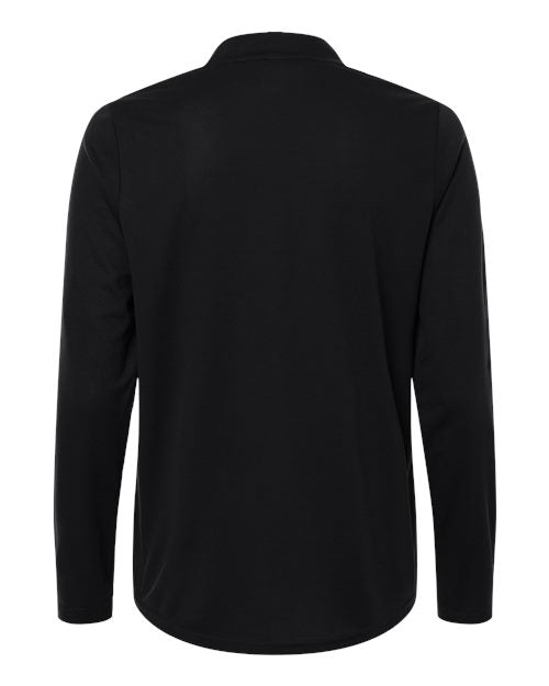 Women's Nova Performance Long Sleeve Pique Polo - Black Back