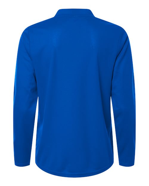 Women's Nova Performance Long Sleeve Pique Polo - True Royal Back