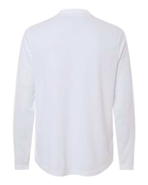 Women's Nova Performance Long Sleeve Pique Polo - White Back