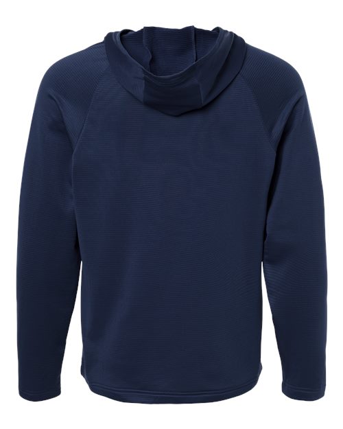 Men's Qualify Quarter-Zip Hooded Pullover - Sport Dark Navy Back