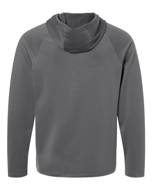 Men's Qualify Quarter-Zip Hooded Pullover - Sport Graphite Back