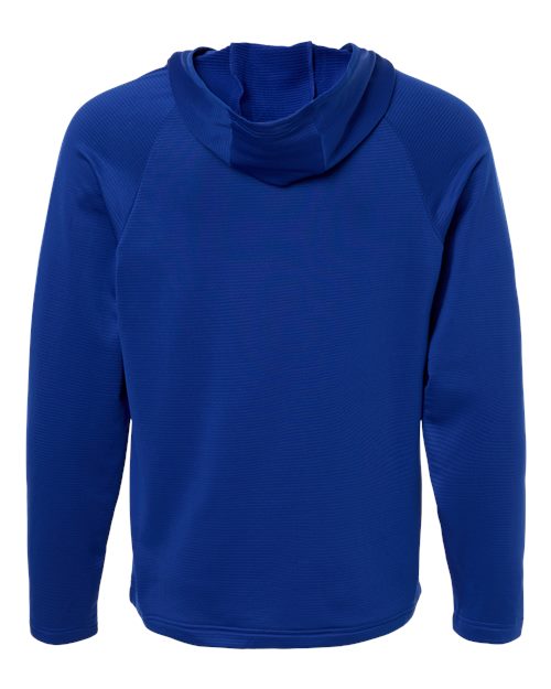 Men's Qualify Quarter-Zip Hooded Pullover - Sport Royal Back