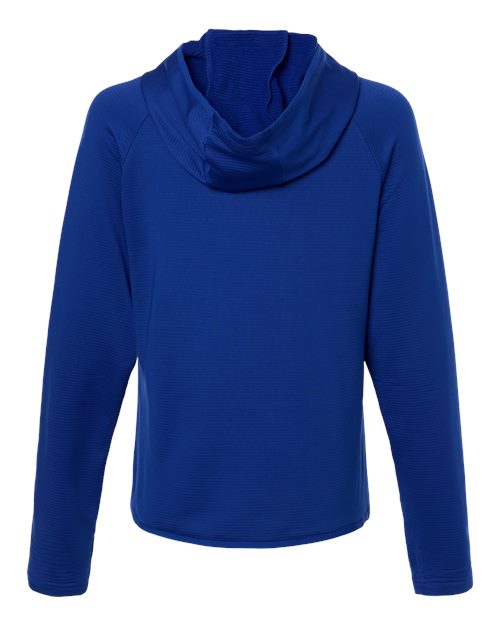 Women's Qualify Quarter-Zip Hooded Pullover - Sport Royal Back