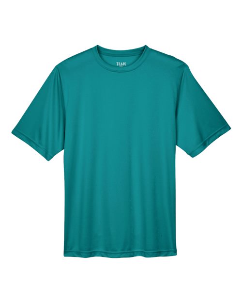 Men's Zone Performance T-Shirt - Clear Teal Front
