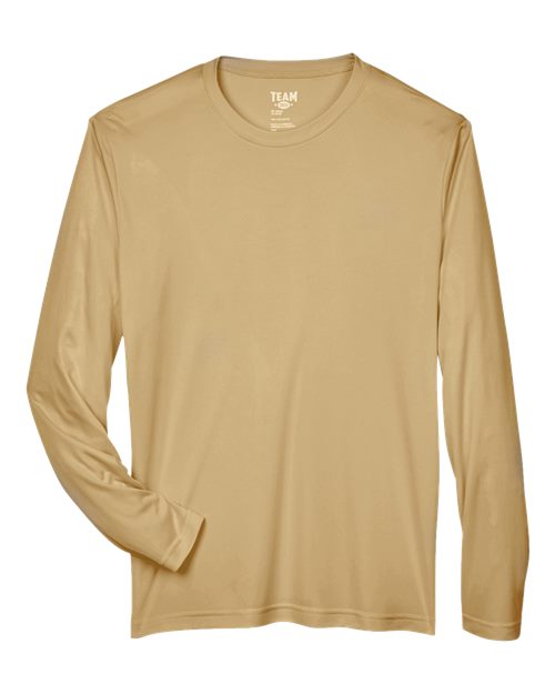 Men's Zone Performance Long Sleeve T-Shirt - Sport Vegas Gold Front