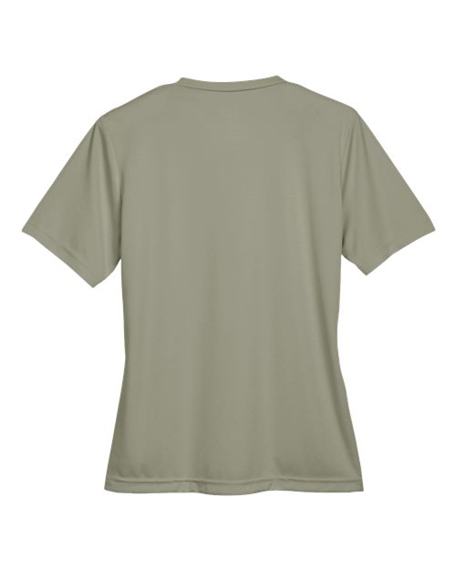 Women's Zone Performance T-Shirt - Olive Back