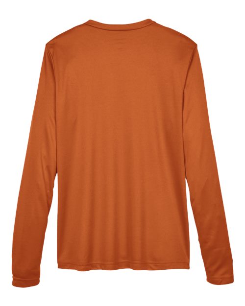 Women's Zone Performance Long Sleeve T-Shirt - Sport Burnt Orange Back
