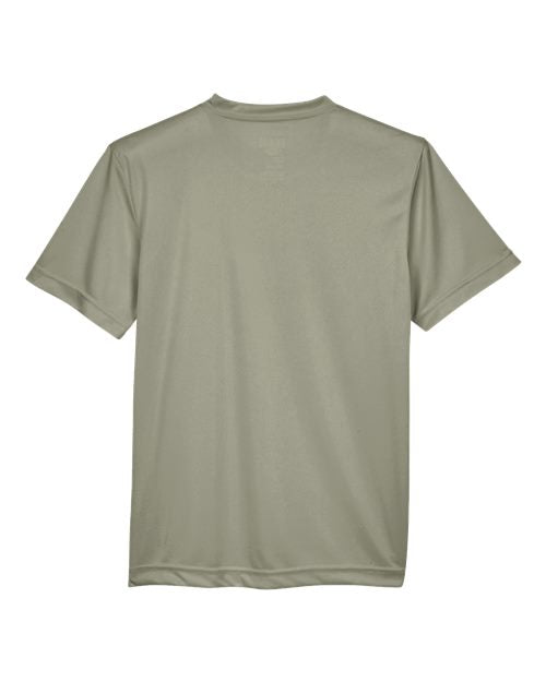 Youth Zone Performance T-Shirt - Olive Back