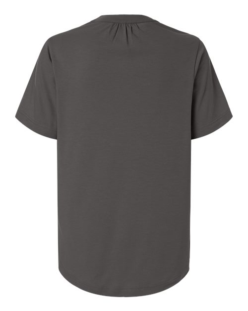 Women's Seaton Pebble Textured Polo - Graphite Back