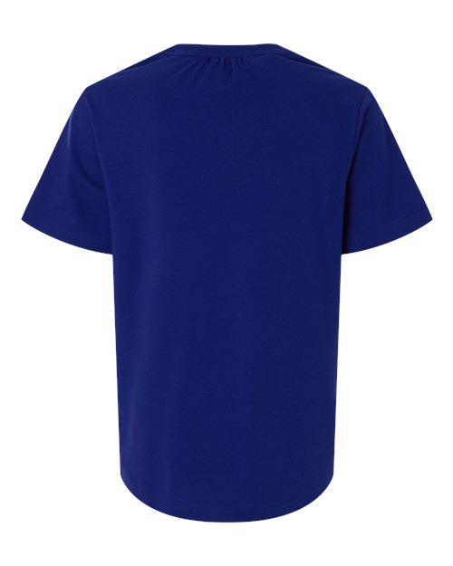 Women's Seaton Pebble Textured Polo - Midnight Royal Back