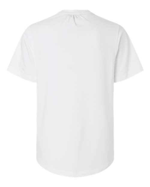 Women's Seaton Pebble Textured Polo - White Back