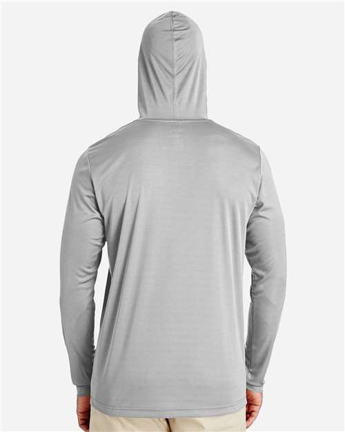 Men's Zone Performance Hooded T-Shirt - Sport Silver Back