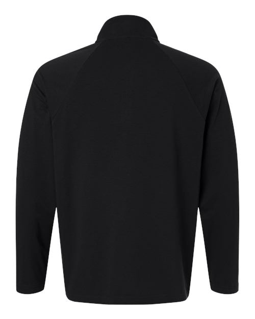 Men's Seaton Pebble Textured Quarter-Zip Pullover - Black Back