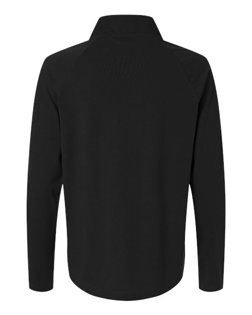 Women's Seaton Pebble Textured Quarter-Zip Pullover - Black Back