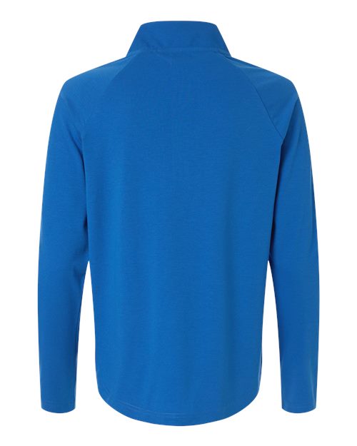 Women's Seaton Pebble Textured Quarter-Zip Pullover - French Blue Back