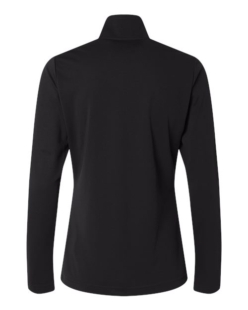 Women's Lightweight Quarter-Zip Pullover - Black Back