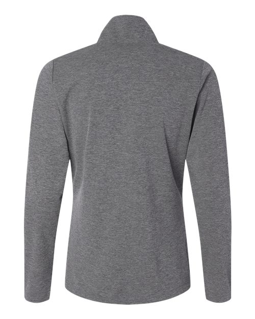 Women's Lightweight Quarter-Zip Pullover - Black Heather Back