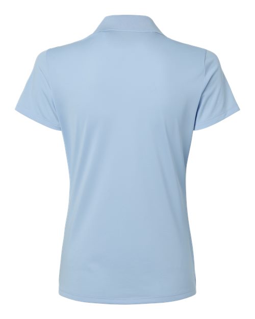 Women's Performance Piqué Polo - Glow Blue Back
