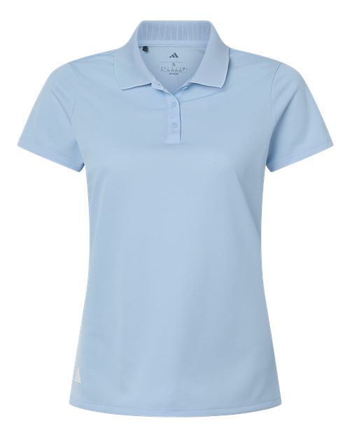 Women's Performance Piqué Polo - Glow Blue Front