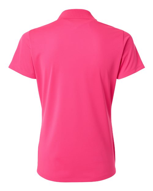 Women's Performance Piqué Polo - Lucid Pink Back