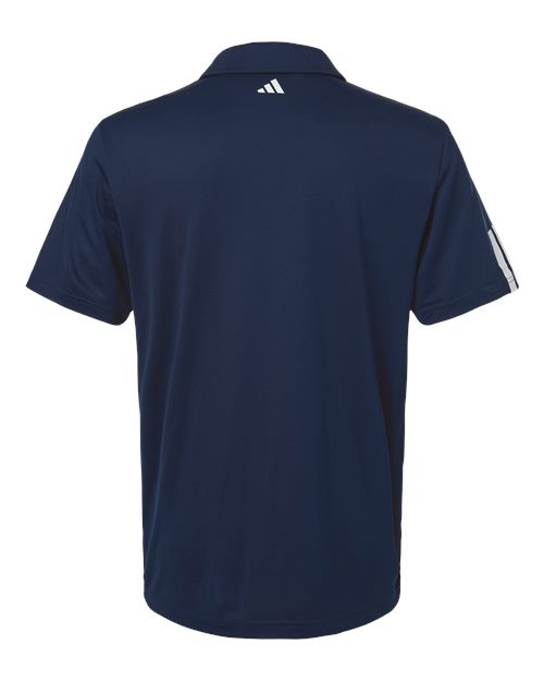 Men's Performance 3-Stripes Climacool Polo - Collegiate Navy Back