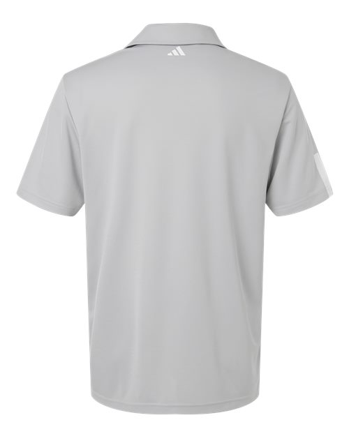Men's Performance 3-Stripes Climacool Polo - Grey Two Back