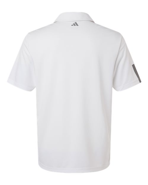 Men's Performance 3-Stripes Climacool Polo - White Back