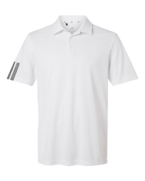 Men's Performance 3-Stripes Climacool Polo - White Front