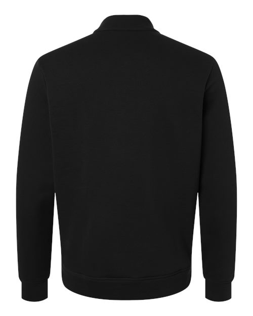 Men's Elevated Fleece Quarter-Zip Pullover - Black Back