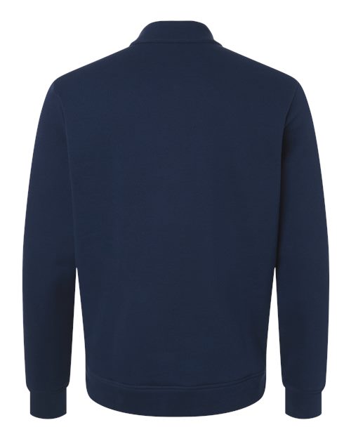 Men's Elevated Fleece Quarter-Zip Pullover - Collegiate Navy Back