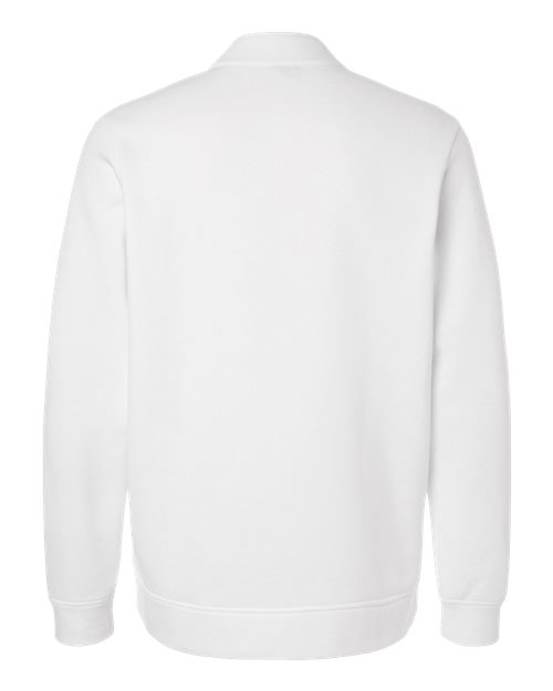 Men's Elevated Fleece Quarter-Zip Pullover - Core White Back