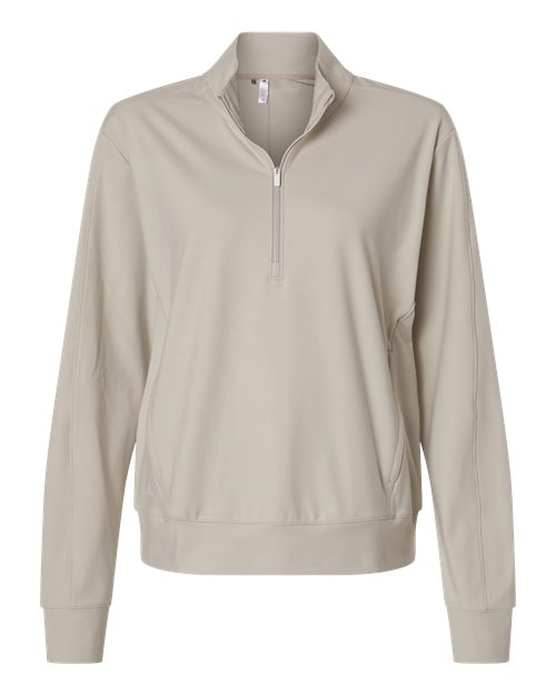 Women's Ultimate365 Quarter-Zip Pullover - Wonder Alumina Front