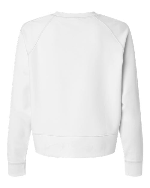 Women's Beyond Side-Snap Crewneck Sweatshirt - White Back