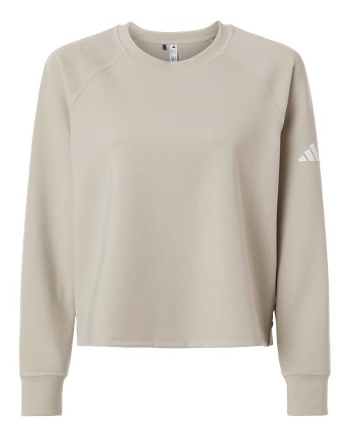 Women's Beyond Side-Snap Crewneck Sweatshirt - Wonder Alumina Front