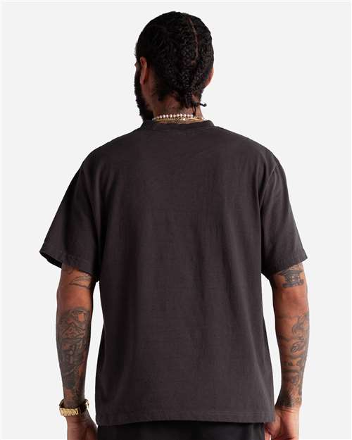 Unisex Max Heavyweight Cropped T-Shirt - Off Black Back