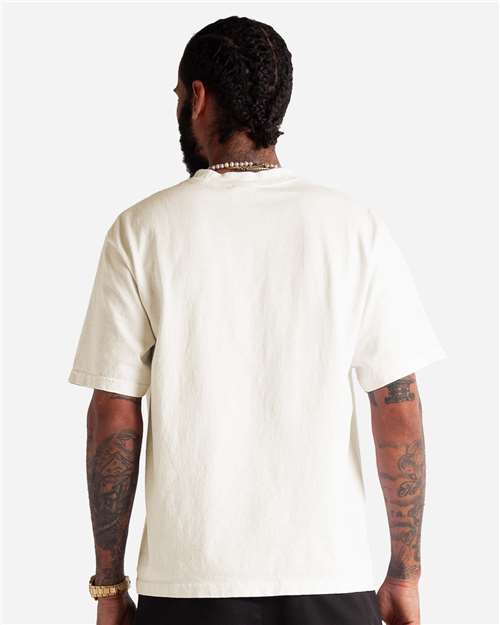 Unisex Max Heavyweight Cropped T-Shirt - Off white Back