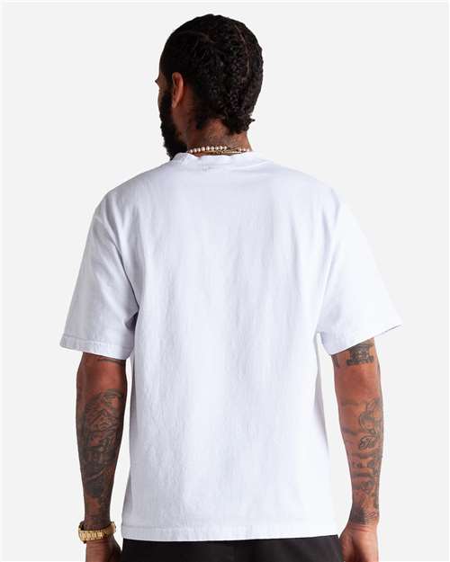 Unisex Max Heavyweight Cropped T-Shirt - White Back