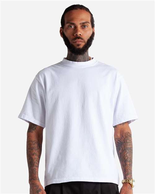 Unisex Max Heavyweight Cropped T-Shirt - White Front