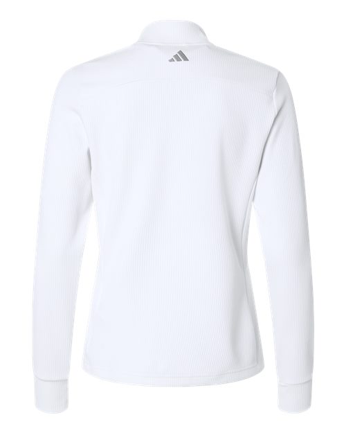Women's Performance Textured Full-Zip Jacket - White Back