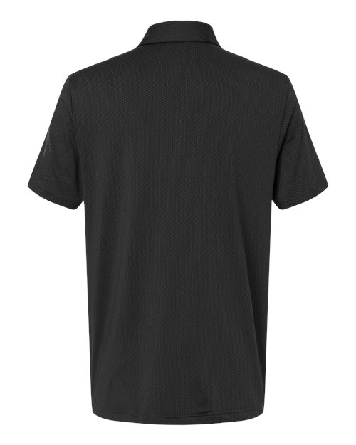 Men's Performance Textured Polo - Carbon/ Black Back