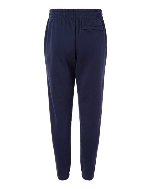 Men's Icon Fleece Joggers - Midnight Navy/ White  Back