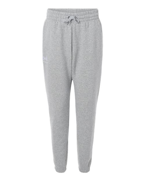 Men's Icon Fleece Joggers - Mod Grey Light Heather/ White Front