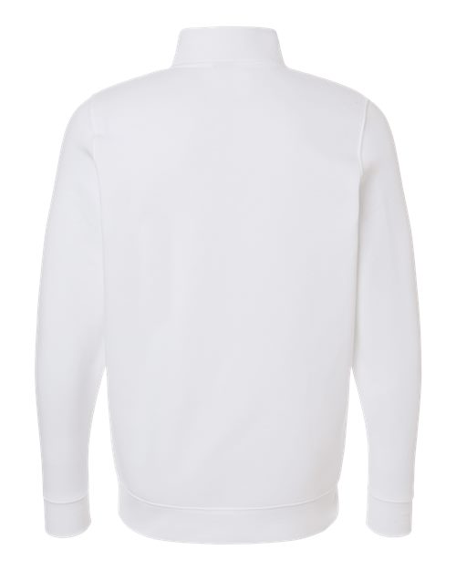 Men's Icon Fleece Quarter-Zip Pullover - White/ Black Back