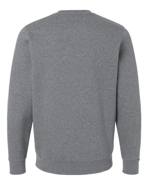 Men's Team Icon Fleece Crew - Pitch Grey Medium Heather/ White Back
